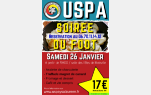 SOIREE REPAS USPA à MALEVILLE