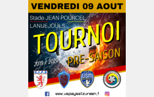 TOURNOI DE PRE-SAISON 19/20