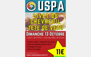 DÉJEUNER TDV / CIVET DE CHEVREUIL