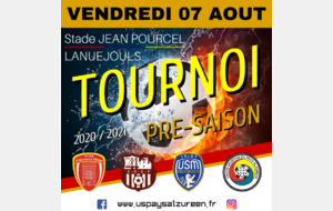 TOURNOI DE PRE-SAISON #1 - 20/21
