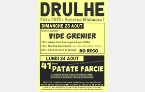 VIDE GRENIER / ALIGOT SAUCISSE