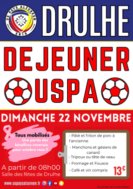 😋 | Déjeuner de l'USPA | DRULHE