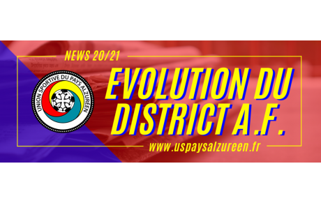 DISTRICT AVEYRON FOOTBALL - EVOLUTION A VENIR